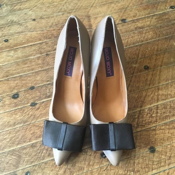 Mojo Moxy retro heels with bows - Picture 1 of 7